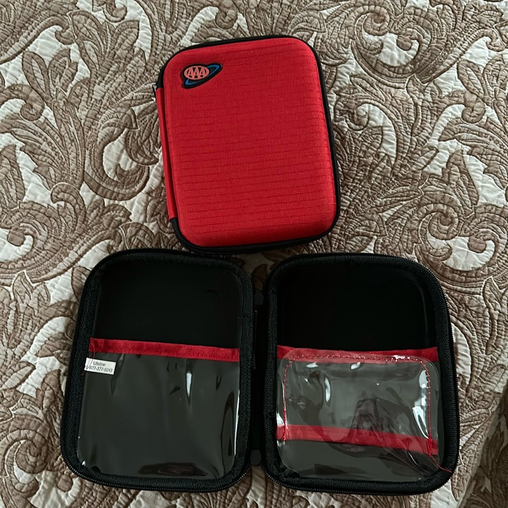 2 AAA First aid cases. Empty